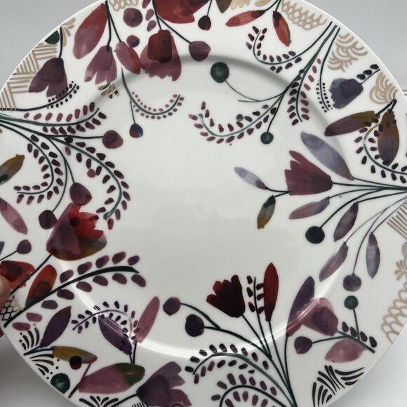 New Anthropologie Harvest Foliage " Oh Darling " Dinner Plate Single Replacement - Picture 5 of 6